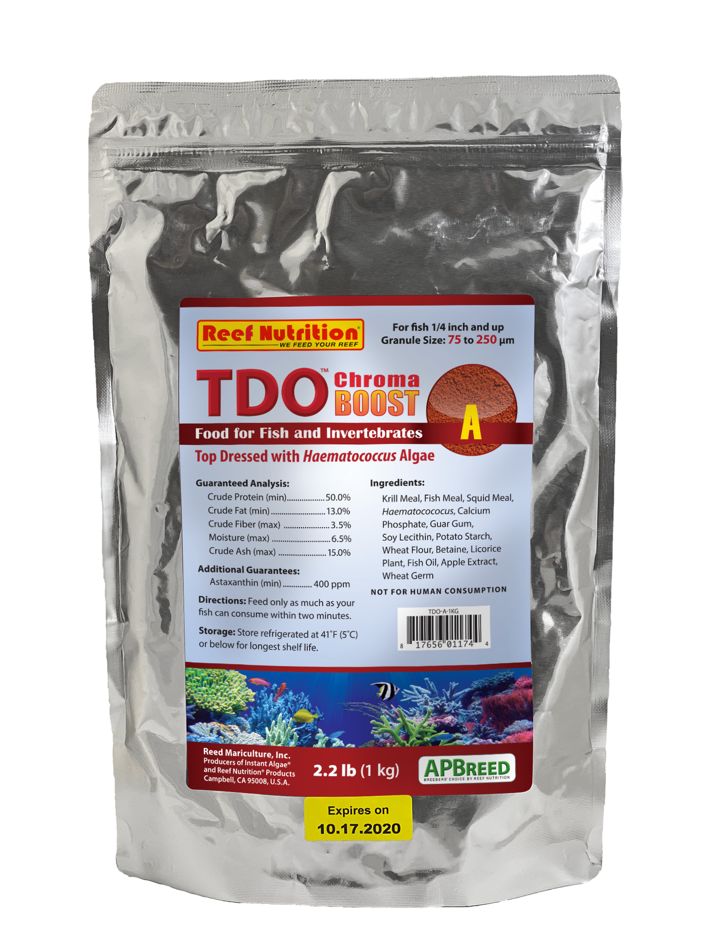 TDO Chroma-Boost A Excellent Baby Food and Coral Food EU