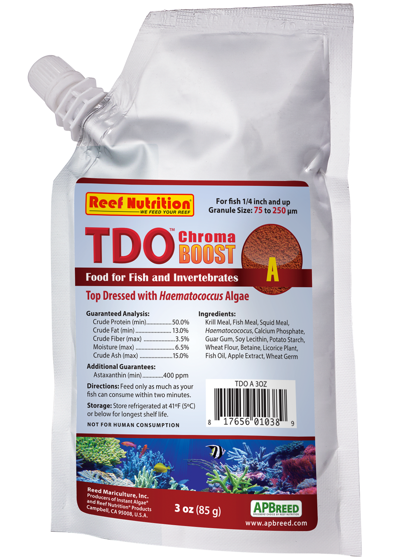 TDO Chroma-Boost A Excellent Baby Food and Coral Food EU